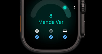 Apple Watch Ultra 4 com caixa preta de titânio, pontuação de prontidão de 8, Vamos lá
